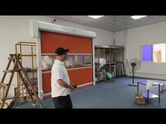 産業用高周波ロールアップドア 防塵・保温ドア