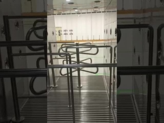 304ステンレス鋼内装ポジショニング＆ボトム水洗式除塵システム付きエアシャワー