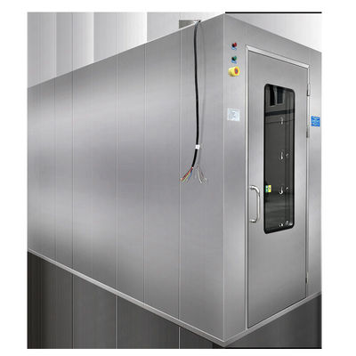 220V 50Hz 空気シャワールーム 粉末塗装鋼 / SUS304 建設 清潔な部屋のための風速13-25m/s
