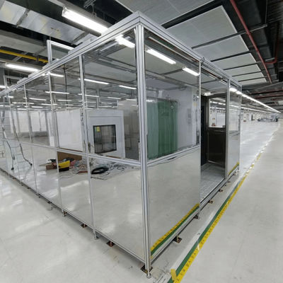 GMP認定モジュラークリーンルームクラス100-10000ポータブル無塵室産業用にカスタマイズ可能