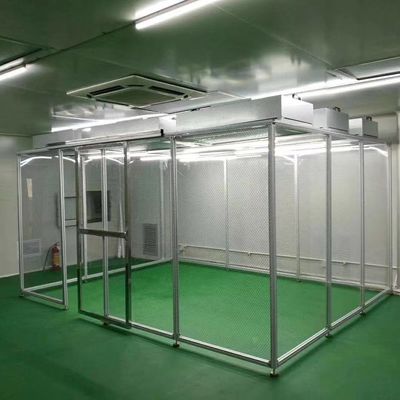 ISO 8 モジュール式クリーンルーム,HEPAファンフィルターユニットとさまざまな用途のためのカスタマイズ可能なサイズ