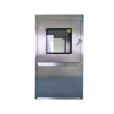 ISO認証のエアシャワーパスボックス 304鋼 0.8kW エネルギー効率の良い 医薬品/食品級