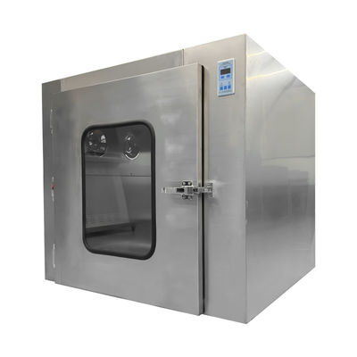 GMPに準拠する 304ステンレス鋼のパスボックス/凸のドア 産業用クリーンルーム機器