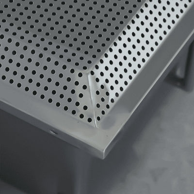 584×584×480 液体溝 HEPA 換気口 - 半導体/バイオテクノロジーのためのゼロリーククリーンルーム空気供給