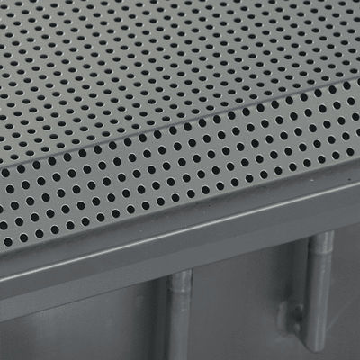 584×584×480 液体溝 HEPA 換気口 - 半導体/バイオテクノロジーのためのゼロリーククリーンルーム空気供給