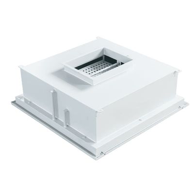 ISO 14644 認定の HEPA エアアウトレット、1000 CMH 気流、クリーンルーム用コールドプレート塗装仕上げ