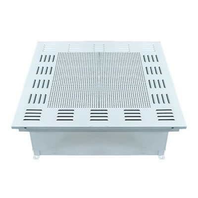 ISO 14644 認定の HEPA エアアウトレット、1000 CMH 気流、クリーンルーム用コールドプレート塗装仕上げ
