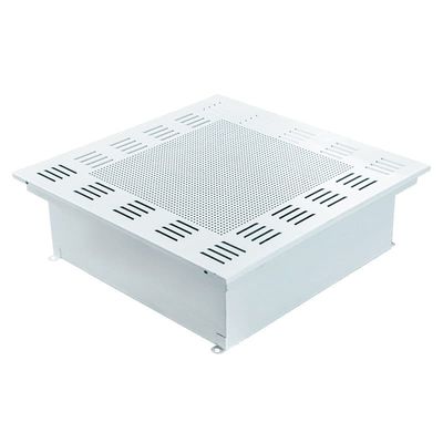 ISO 14644 認定の HEPA エアアウトレット、1000 CMH 気流、クリーンルーム用コールドプレート塗装仕上げ