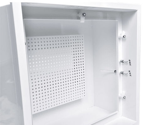 ISO 14644 認定の HEPA エアアウトレット、1000 CMH 気流、クリーンルーム用コールドプレート塗装仕上げ