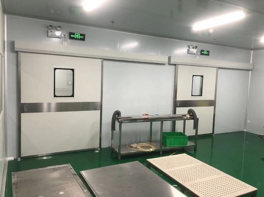 1500kgの負荷容量を持つ産業用自動スライディング鋼門 IP65耐候性およびISO 14644適合性