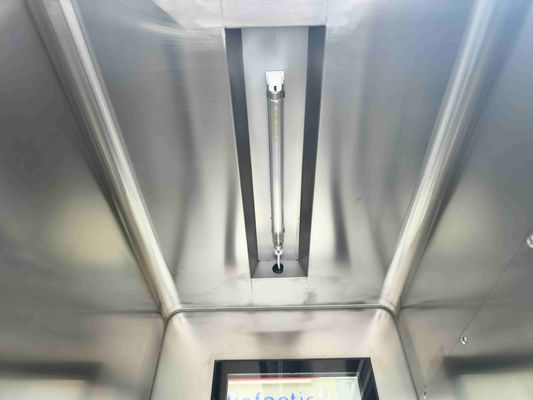 紫外線消毒と304ステンレス鋼の構造で3層機械的に相互接続されたパスボックス