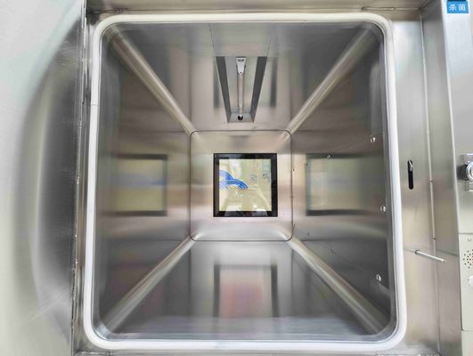 紫外線消毒と304ステンレス鋼の構造で3層機械的に相互接続されたパスボックス