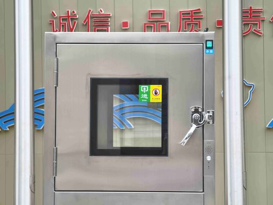 紫外線消毒と304ステンレス鋼の構造で3層機械的に相互接続されたパスボックス