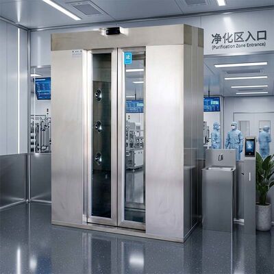 ISO認証の2人用エアシャワー オートドア&201ステンレス 1600x1500x2100mm 急速な空気流