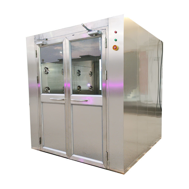 自動 スライドドア 貨物用 空気シャワー 粉末付き 201 ステンレス スチール 双面シャワー 大型貨物 (1950x2000x2180mm)