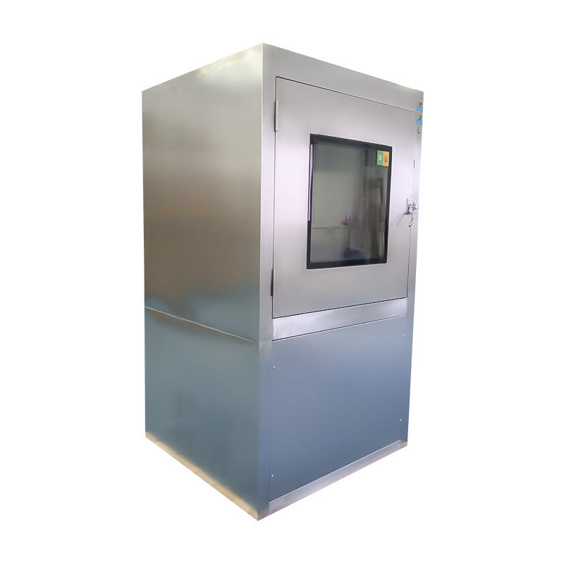 ISO認証のエアシャワーパスボックス 304鋼 0.8kW エネルギー効率の良い 医薬品/食品級